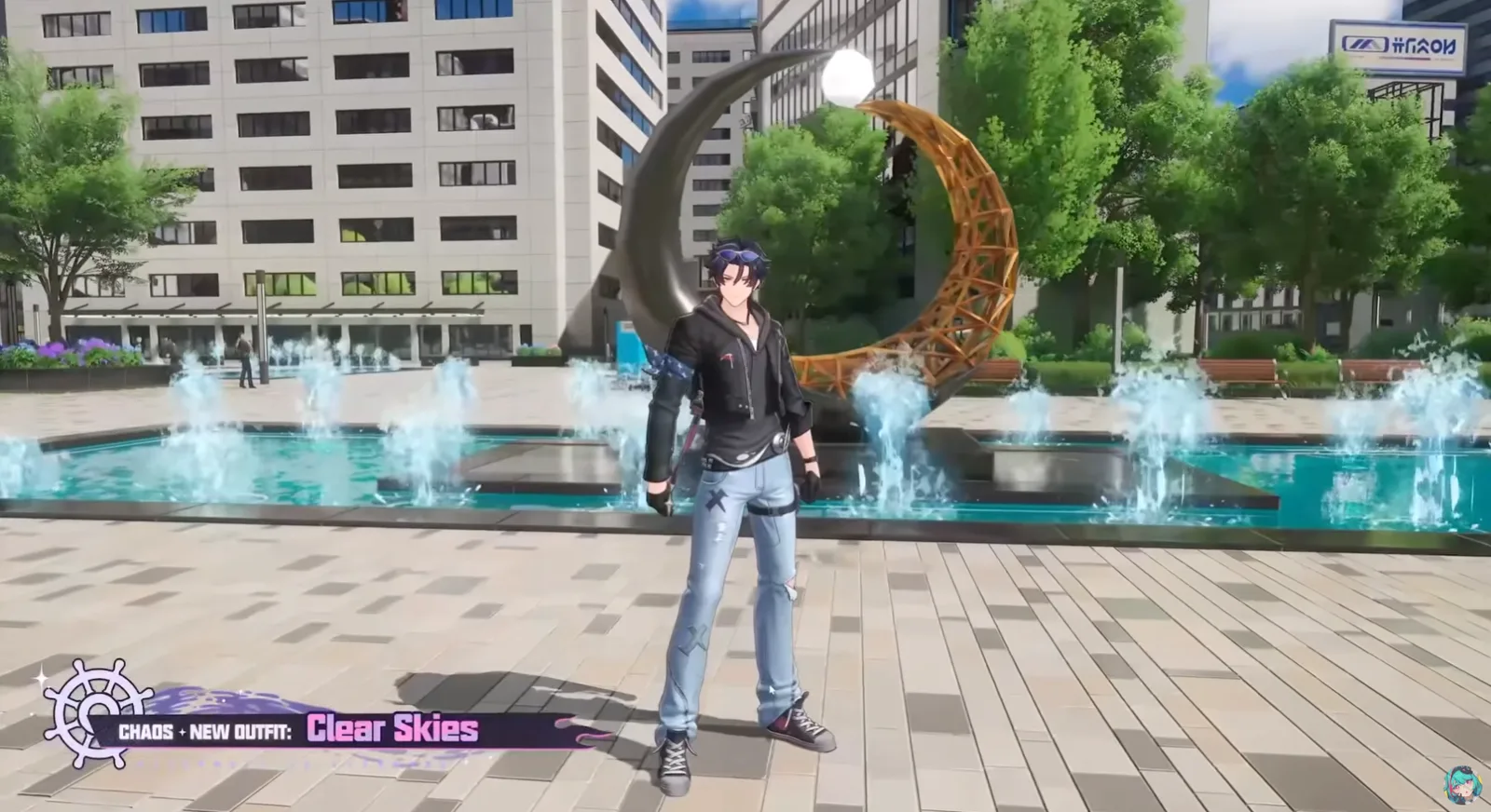 Chaos Clear Skies skin shown during the 1.1 livestream