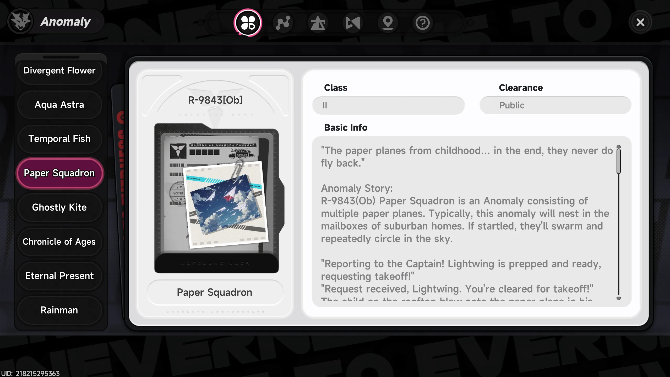Paper Squadron anomaly needed to unlock Paper Plane