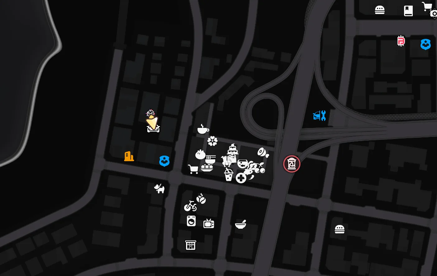Place on map for shown Gift from “21”