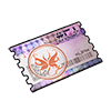 Colorful Ticket Stub